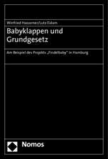 Babyklappen Und Grundgesetz: Am Beispiel Des Projekts 'Findelbaby' in Hamburg