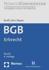 Burgerliches Gesetzbuch: Band 5