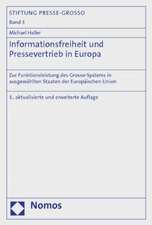 Informationsfreiheit und Pressevertrieb in Europa