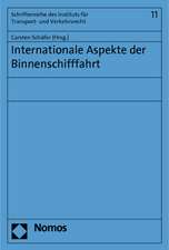 Internationale Aspekte der Binnenschifffahrt