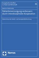 Patientenversorgung verbessern durch interdisziplinäre Kooperation