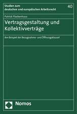 Vertragsgestaltung und Kollektivverträge