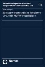 Wettbewerbsrechtliche Probleme Virtueller Kraftwerksscheiben: Bewegliche Sachen