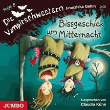 Die Vampirschwestern 08. Bissgeschick um Mitternacht: Copii de la 9 ani. Jewelcase. 2 Audio-CD(s)