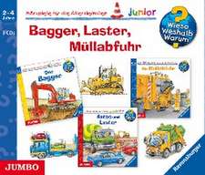 Bagger, Laster, Müllabfuhr