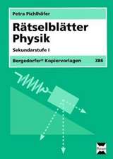 Rätselblätter Physik