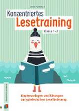 Konzentriertes Lesetraining  Klasse 1/2