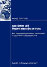 Accounting und Unternehmensfinanzierung: Eine Analyse börsennotierter Unternehmen in Deutschland und der Schweiz