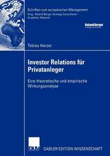 Investor Relations für Privatanleger: Eine theoretische und empirische Wirkungsanalyse