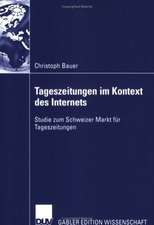 Tageszeitungen im Kontext des Internets: Studie zum Schweizer Markt für Tageszeitungen