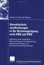 Umweltschutzverpflichtungen in der Rechnungslegung nach HGB und IFRS: Abbildung unter besonderer Berücksichtigung von Anpassungs-, Altlastensanierungs- und Rekultivierungsverpflichtungen