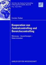 Kooperation von Zentralcontrolling und Bereichscontrolling: Messung - Auswirkungen - Determinanten