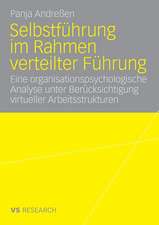 Selbstführung im Rahmen verteilter Führung: Eine organisationspsychologische Analyse unter Berücksichtigung virtueller Arbeitsstrukturen