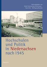 Hochschulen und Politik in Niedersachsen nach 1945