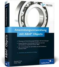 Anwendungsentwicklung mit ABAP Objects