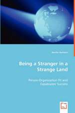 Being a Stranger in a Strange Land