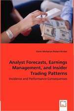 Analyst Forecasts, Earnings Management, and Insider Trading Patterns