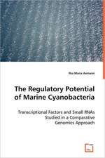 The Regulatory Potential of Marine Cyanobacteria