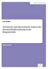 Technische Und Okonomische Analyse Der Brennstoffzellennutzung in Der Biogastechnik: A New Market Opportunity for Eappeals LLC