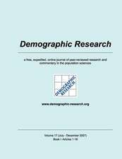 Demographic Research, Volume 17: Book I