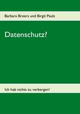 Datenschutz?