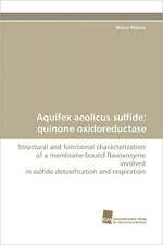 Aquifex Aeolicus Sulfide: Quinone Oxidoreductase