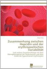 Zusammenhang zwischen Hepcidin und der erythropoetischen Variabilität