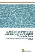 Automatic Segmentation and Clustering of Spectral Terahertz Data