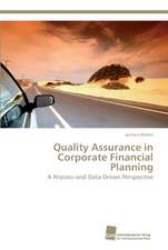 Quality Assurance in Corporate Financial Planning