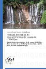 Analyse du risque de contamination de la nappe d'Abidjan