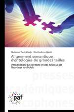 Alignement semantique d'ontologies de grandes tailles