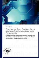 Commande Sans Capteur De La Machine Synchrone A Aimants Permanents