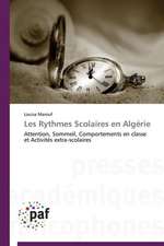 Les Rythmes Scolaires en Algérie