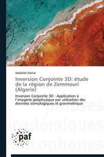 Inversion Conjointe 3D: étude de la région de Zemmouri (Algerie)