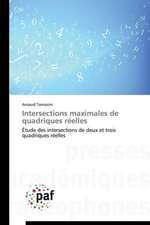 Intersections maximales de quadriques réelles