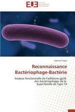 Reconnaissance Bacteriophage-Bacterie