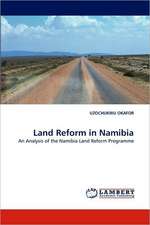 Land Reform in Namibia