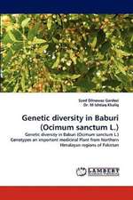 Genetic diversity in Baburi (Ocimum sanctum L.)