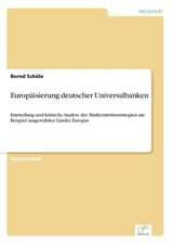 Europäisierung deutscher Universalbanken