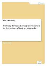 Werbung der Versicherungsunternehmen im deregulierten Versicherungsmarkt