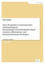 Neue Perspektiven internationaler Arbeitsteilung für Entwicklungs-/Schwellenländer durch moderne Informations- und Kommunikationstechnologien