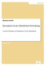 Korruption in der öffentlichen Verwaltung