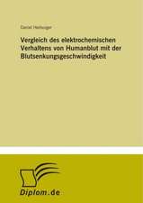 Vergleich des elektrochemischen Verhaltens von Humanblut mit der Blutsenkungsgeschwindigkeit