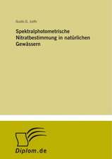 Spektralphotometrische Nitratbestimmung in natürlichen Gewässern