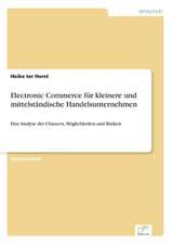 Electronic Commerce für kleinere und mittelständische Handelsunternehmen