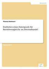 Erarbeiten eines Datenpools für Betriebsvergleiche im Zweiradhandel