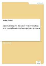 Die Nutzung des Internet von deutschen und russischen Versicherungsunternehmen