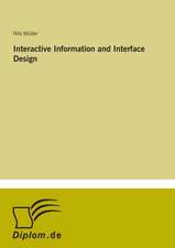 Interactive Information and Interface Design