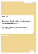 Probleme der Kapitalkonsolidierung im mehrstufigen Konzern