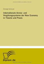 Internationale Anreiz- und Vergütungssysteme der New Economy in Theorie und Praxis